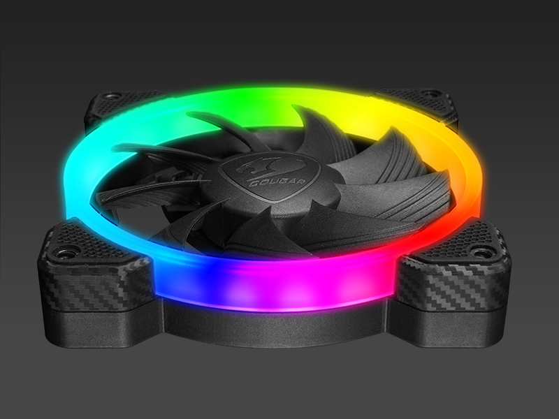 COUGAR VORTEX FCB 120 RGB Gehäuselüfter, Schwarz