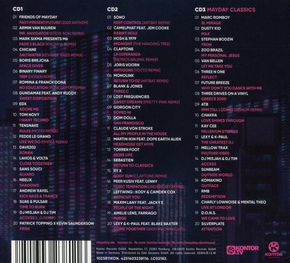 VARIOUS - Mayday - 2020-Past:Present:Future (CD)