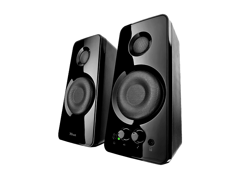 TRUST 21560 Tytan 2.0 Speaker Set, PC Lautsprecher, 18 Watt, Schwarz