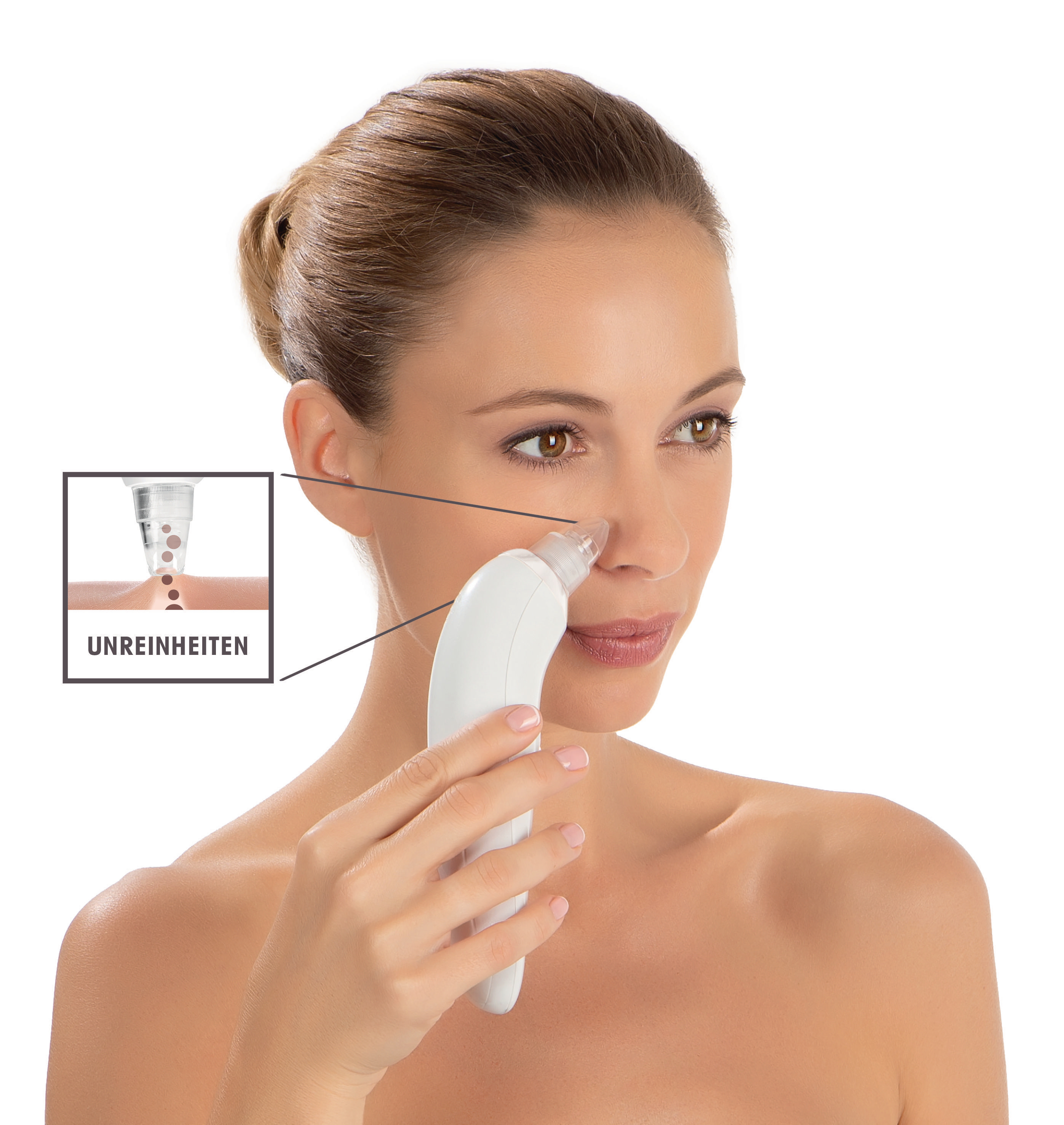 VITALMAXX 9215 16tlg. Porenreiniger Weiß/Grau
