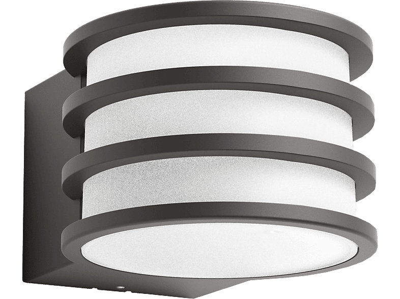 PHILIPS HUE Lampe murale Smart Lucca Blanc chaud Gris (1740193P0)