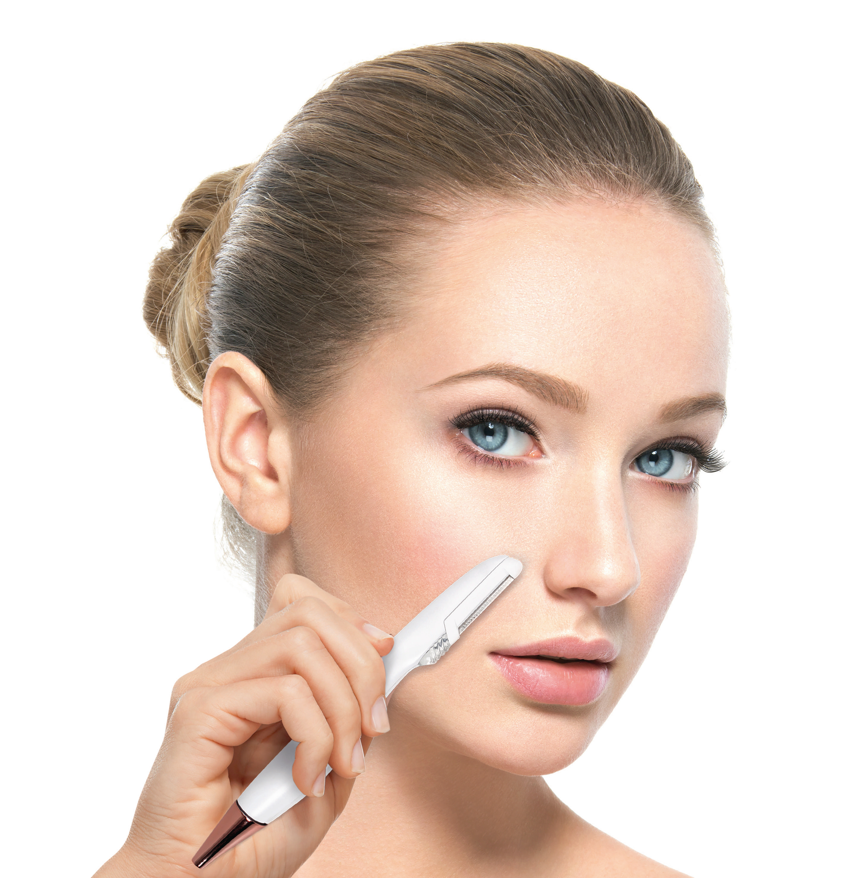 VITALMAXX 8122 Perfect Shave Glow Skin Rasierer, Weiß