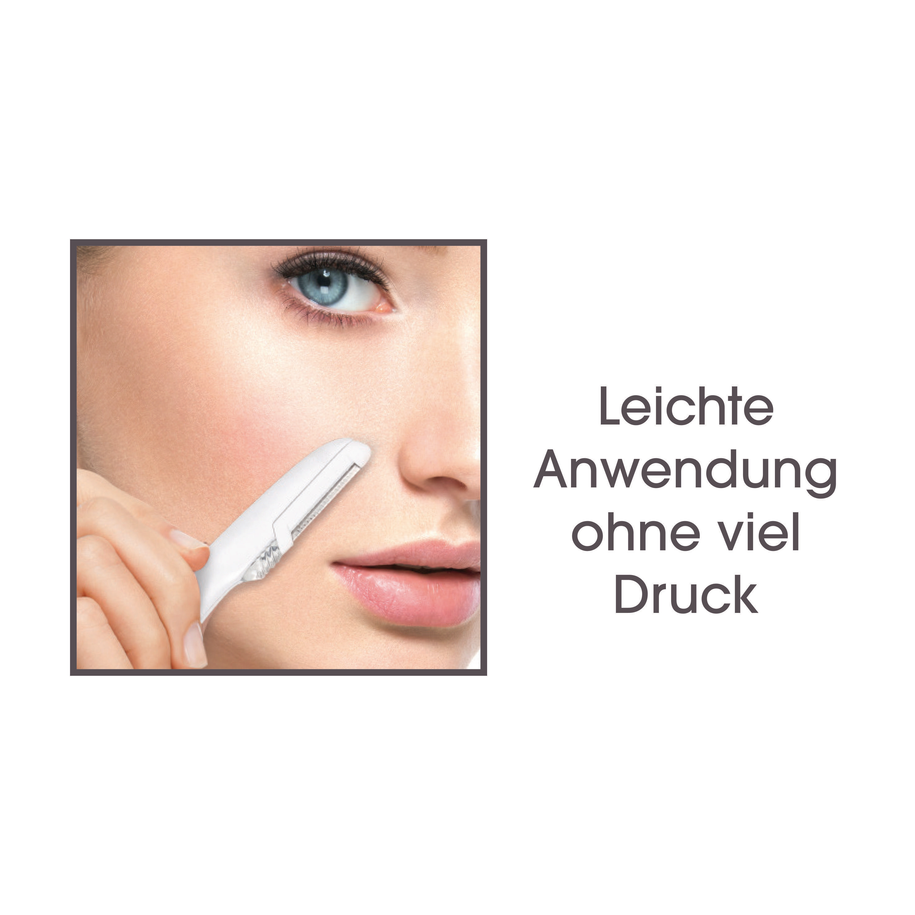 VITALMAXX 8122 Perfect Shave Glow Skin Rasierer, Weiß