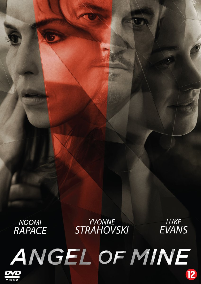 Filmposter met gezichten en rode streep.