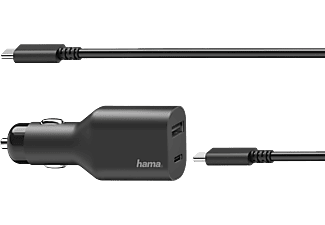 HAMA 00200010 - USB-C Car Charger (Nero)