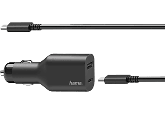 HAMA 00200010 - USB-C Car Charger (Schwarz)