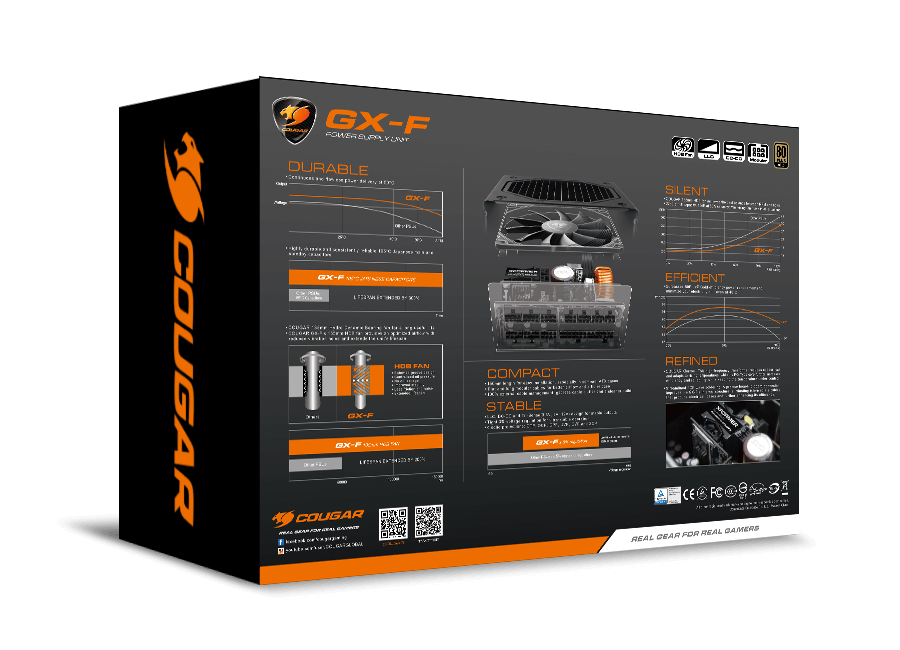 COUGAR GX-F750 PC-Netzteil 750 Watt 80 Plus Gold