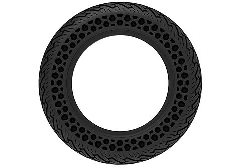 Rueda sólida - NK Wheel 10, Recambio para patinetes, 10", Antipinchazos, Negro