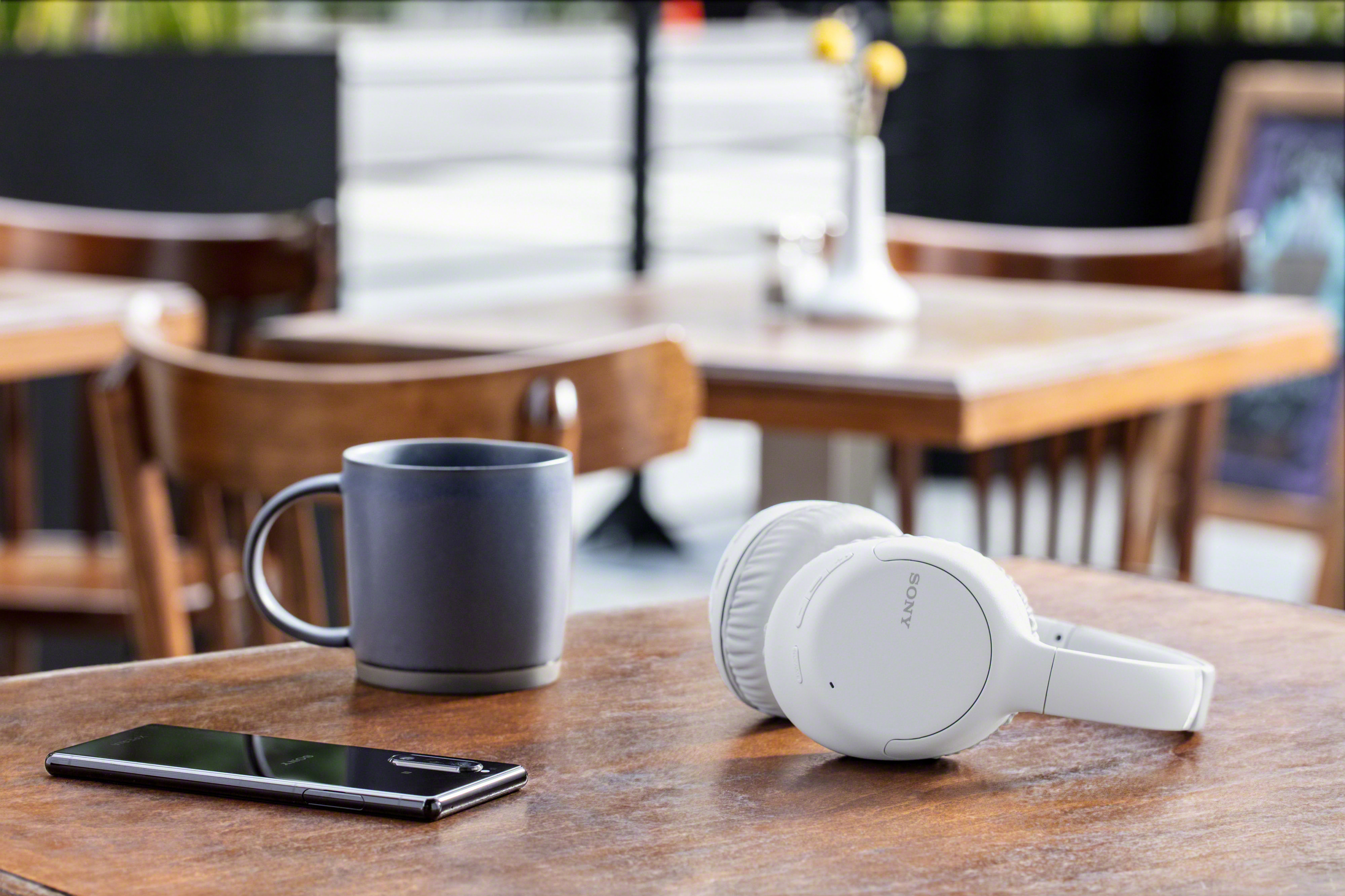 SONY WH-CH710N, Over-ear Kopfhörer Bluetooth Weiß