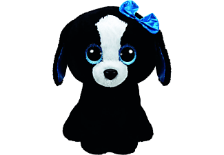 TY Boos Tracey plüss, fekete-fehér kutya, 42 cm (36839)