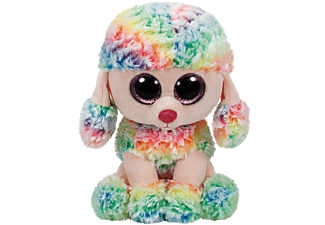 TY Boos Rainbow plüss, színes pudli, 24 cm (37145)