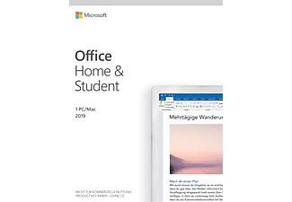 Office Home & Student 2019 - PC/MAC - Deutsch