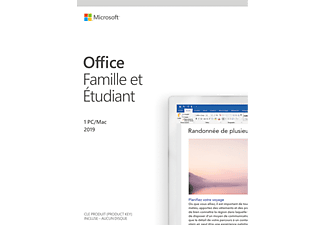 Office Famille et Étudiant 2019 - PC/MAC - Francese