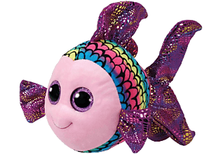 TY Boos Flippy plüss, színes hal, 24 cm (37150)