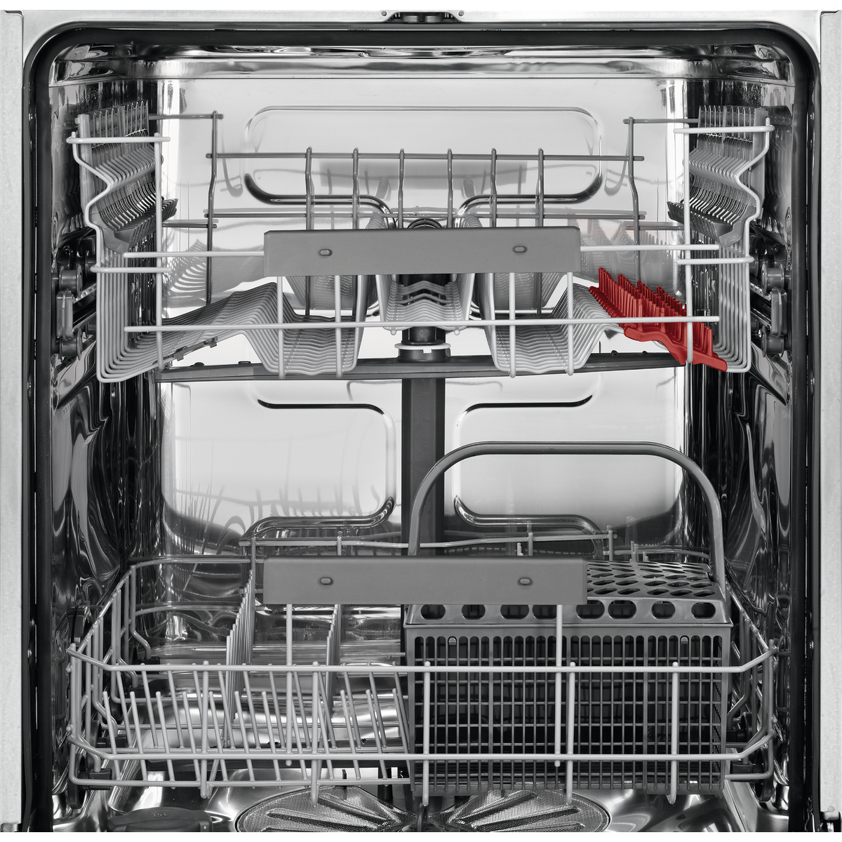 Lavavajillas - AEG FFB52601ZM, 13 cubiertos, 5 programas, Inox