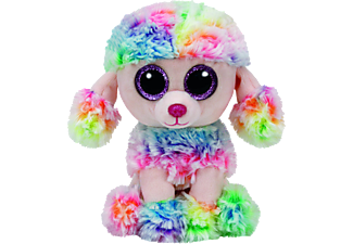 TY Boos Rainbow plüss, színes pudli, 15 cm (37223)