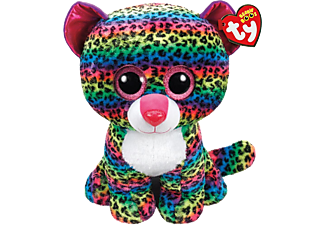 TY Boos Dotty plüss, színes leopárd, 62 cm (99997)