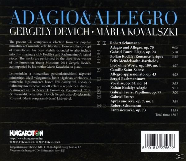 Album hátlap szöveggel. A szöveg zenéről, előadókról és egy számlistáról szól.