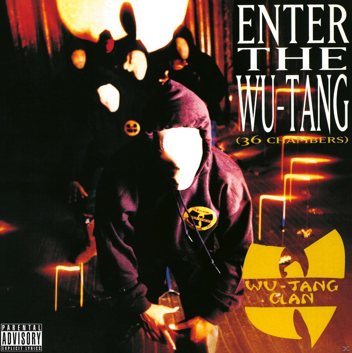 Enter the Wu-Tang album cover with a group of people in black, and the Wu-Tang Clan logo.