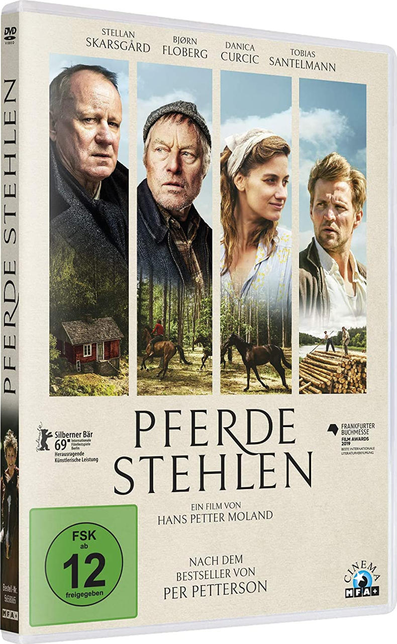 DVD-Cover des Films Pferde Stehlen, mit vier Porträts von Schauspielern.