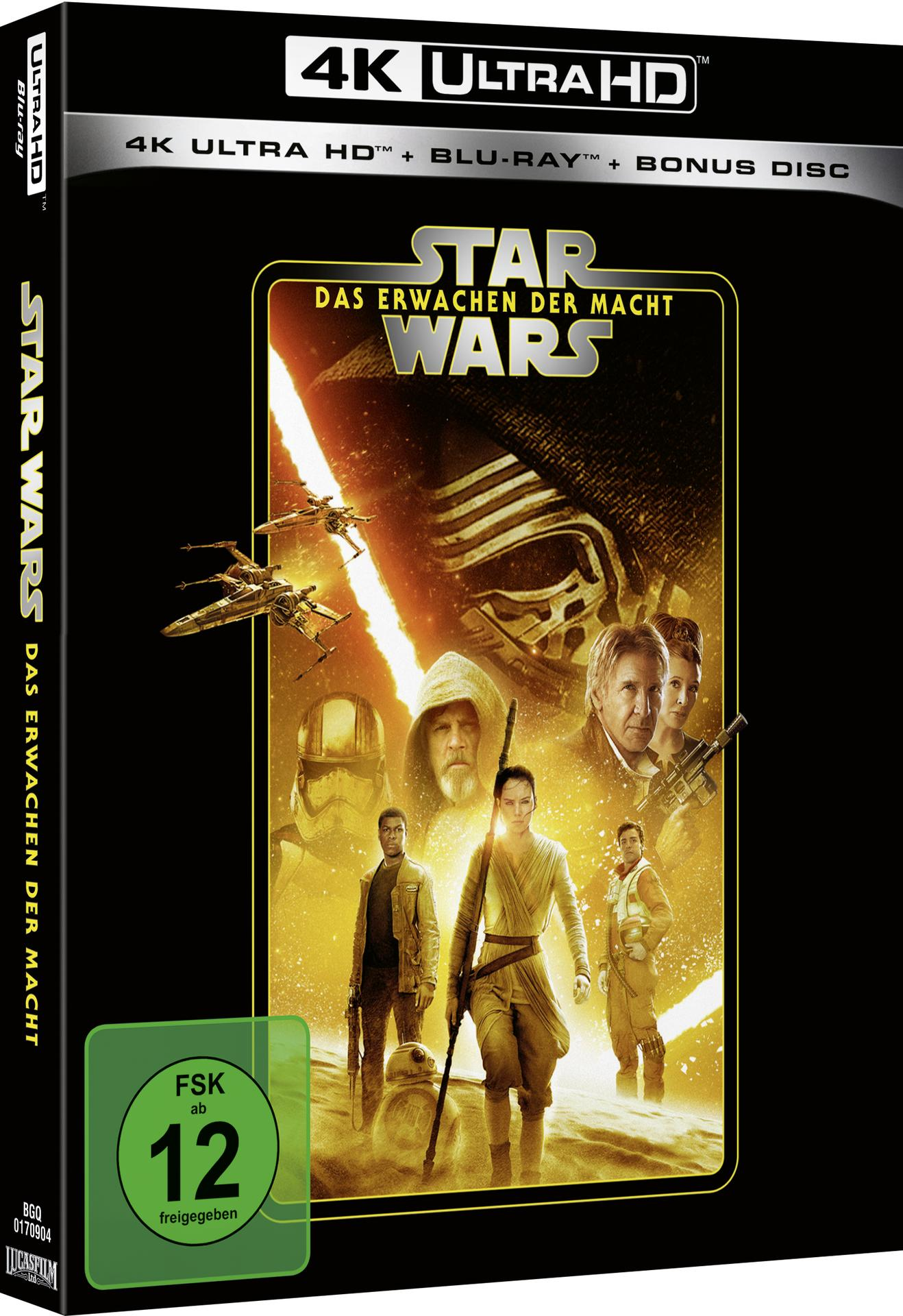 Star Wars: Das Erwachen + 4K Blu-ray Ultra Blu-ray der Macht HD