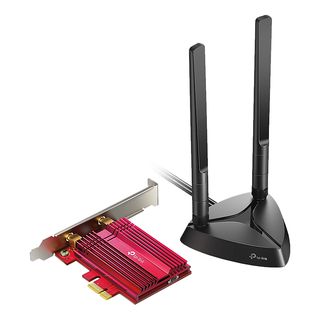 TP-LINK ArcherTX3000E - Adattatore PCIe Wi-Fi (Nero/Rosso)