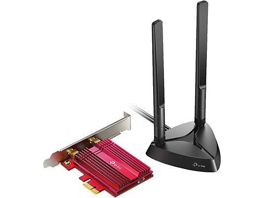 TP-LINK ArcherTX3000E - PCIe-WLAN-Adapter (Schwarz/Rot)