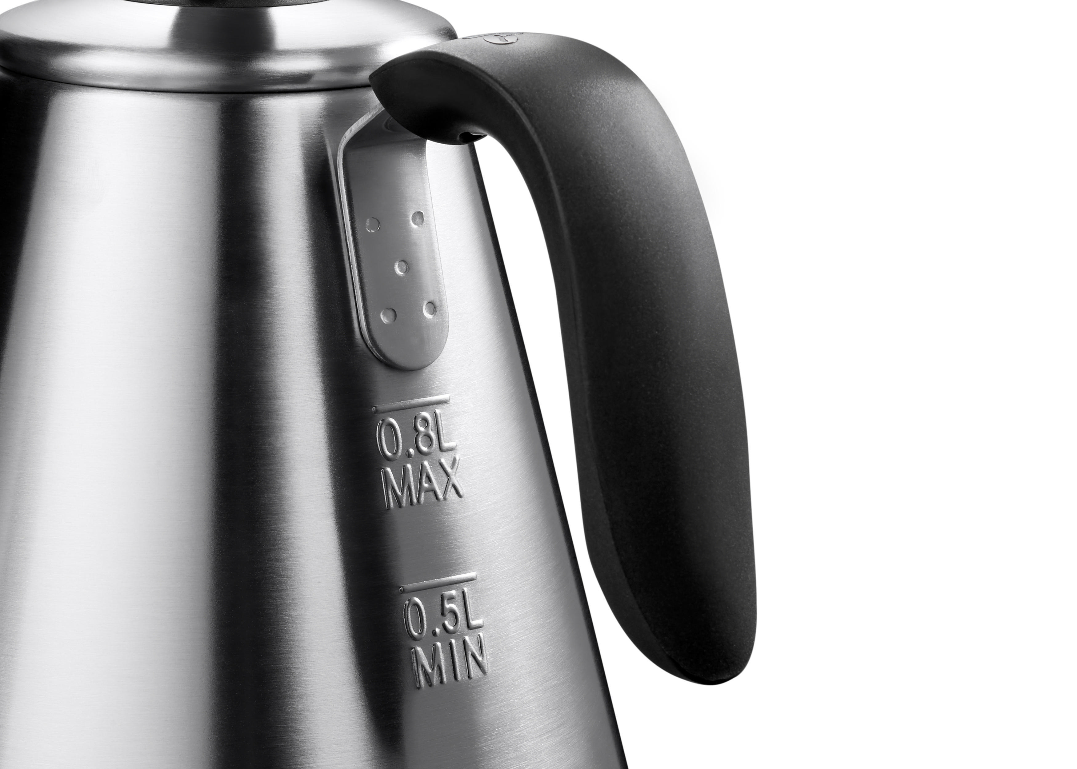 TCHIBO 394071 Wasserkessel Silber/Schwarz