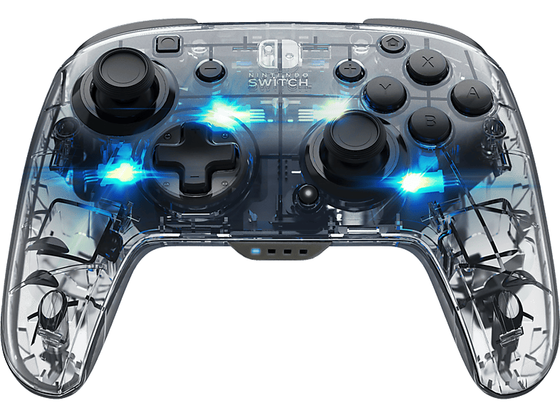 PDP LLC Afterglow Deluxe Wireless Controller Transparent