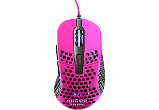 CHERRY M4 RGB - Souris Gaming, Filaire, Optique avec diodes électroluminescentes, 16000 cpi, Rose