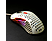 XTRFY M4 RGB Retro Edition - Gaming Mouse, Cablato, Ottica con LED, 16.000 CPI, Bianco/grigio