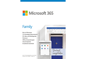 PC/Mac - Microsoft 365 Family /D