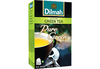 DILMAH Pure Green Tea natúr zöldtea, aromazáró dobozban, 20*1,5g