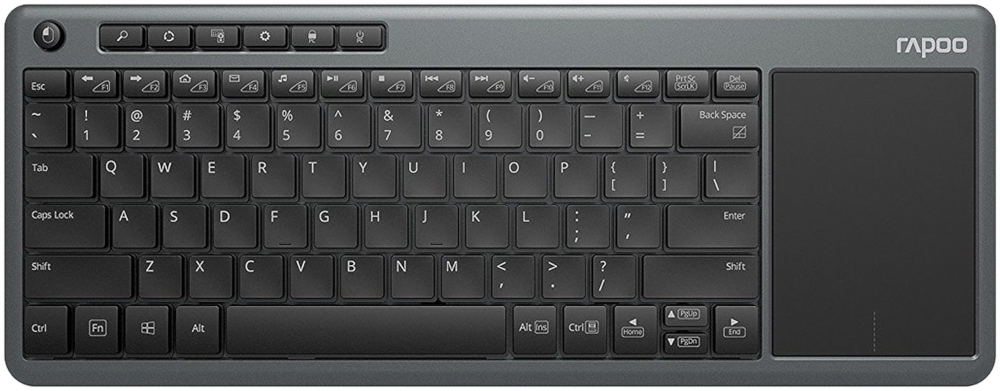 RAPOO Draadloos toetsenbord K2600 Zwart (19438)