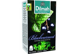 DILMAH Feketeribizli aromás fekete tea, aromazáró dobozban, 20*1,5g
