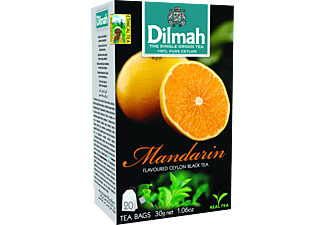 DILMAH Mandarin aromás fekete tea, aromazáró dobozban, 20*1,5g