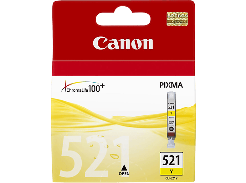 CANON CLI-521 tintapatron, sárga