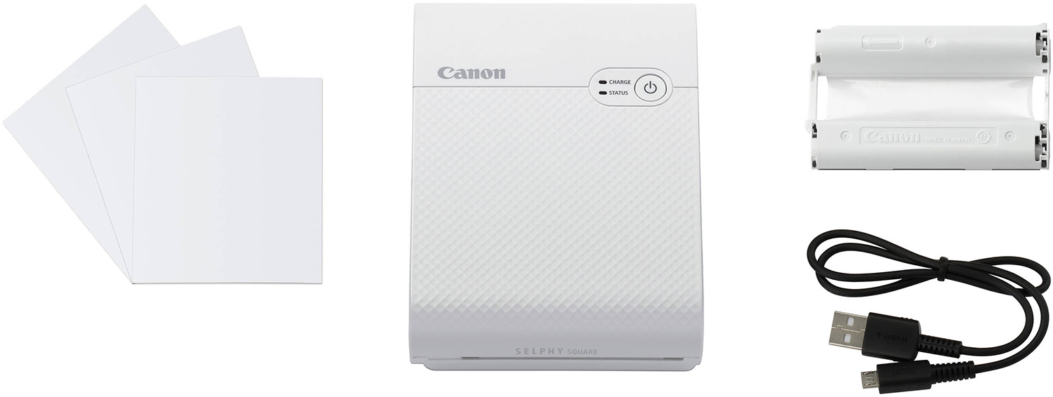 CANON Draagbare fotoprinter SELPHY Square QX10 Wit (4108C003AA) Draagbare fotoprinter