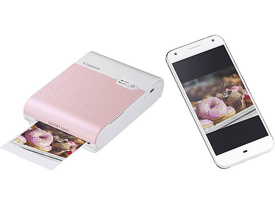 CANON Imprimante photo portable SELPHY Square QX10 Rose (4109C003AA)