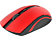 RAPOO 7200M - Maus (Rot/Schwarz)
