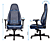 NOBLECHAIRS ICON Real Leather - Sedia da gioco (Blu notte/nero)