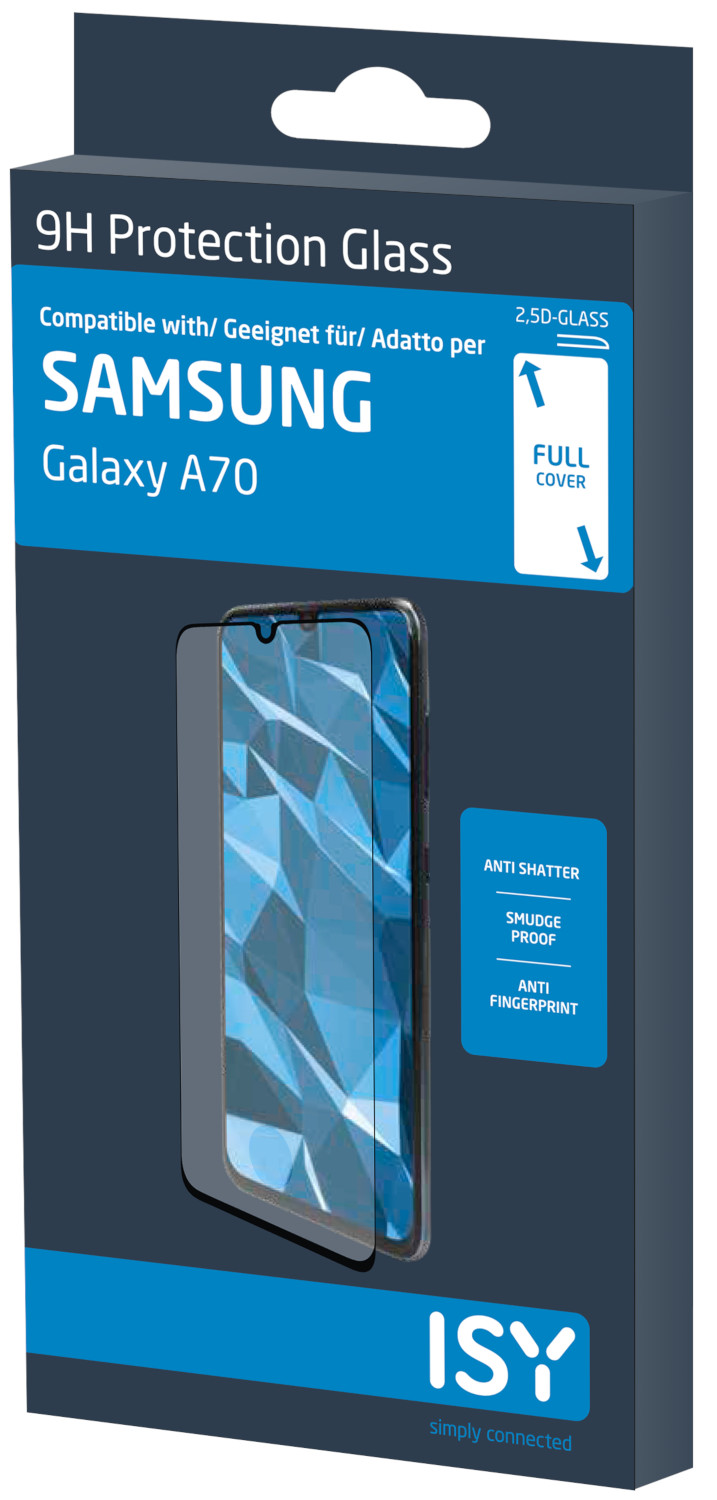 ISY Protection d'écran en verre Black Frame Galaxy A70 Noir (IPG 5052-2.5D RETAIL)