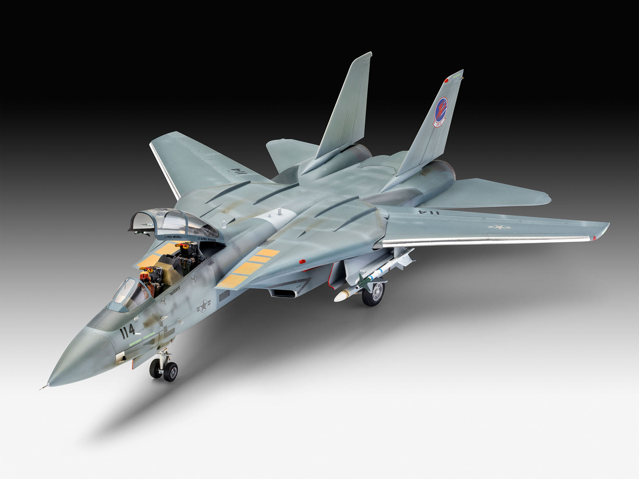 REVELL F-14 A Tomcat Modellbausatz, Mehrfarbig \