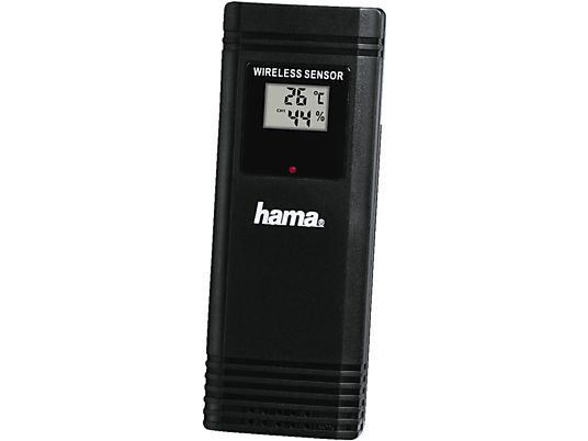 HAMA TS36E - Aussensensor für Wetterstation (Schwarz)