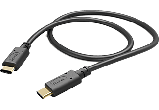 HAMA Câble USB-C - USB-C pour charge et données 1.5 m Noir (183329)
