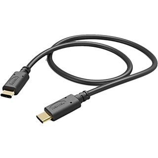 HAMA Câble USB-C - USB-C pour charge et données 1.5 m Noir (183329)