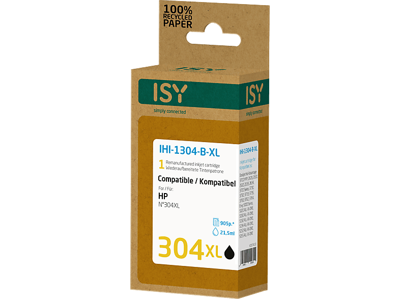 Thumbnail - ISY IHI-1304-B-XL Tintenpatrone Schwarz