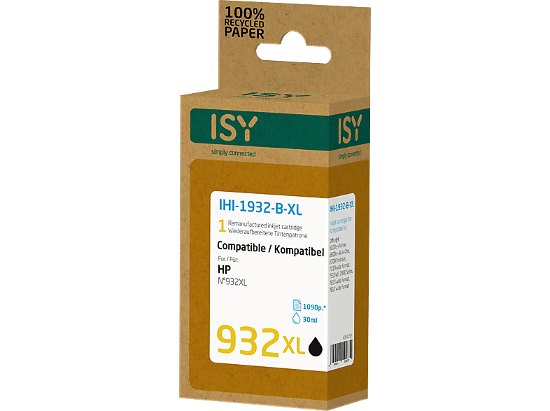 Thumbnail - ISY IHI-1932-B-XL Tintenpatrone Schwarz