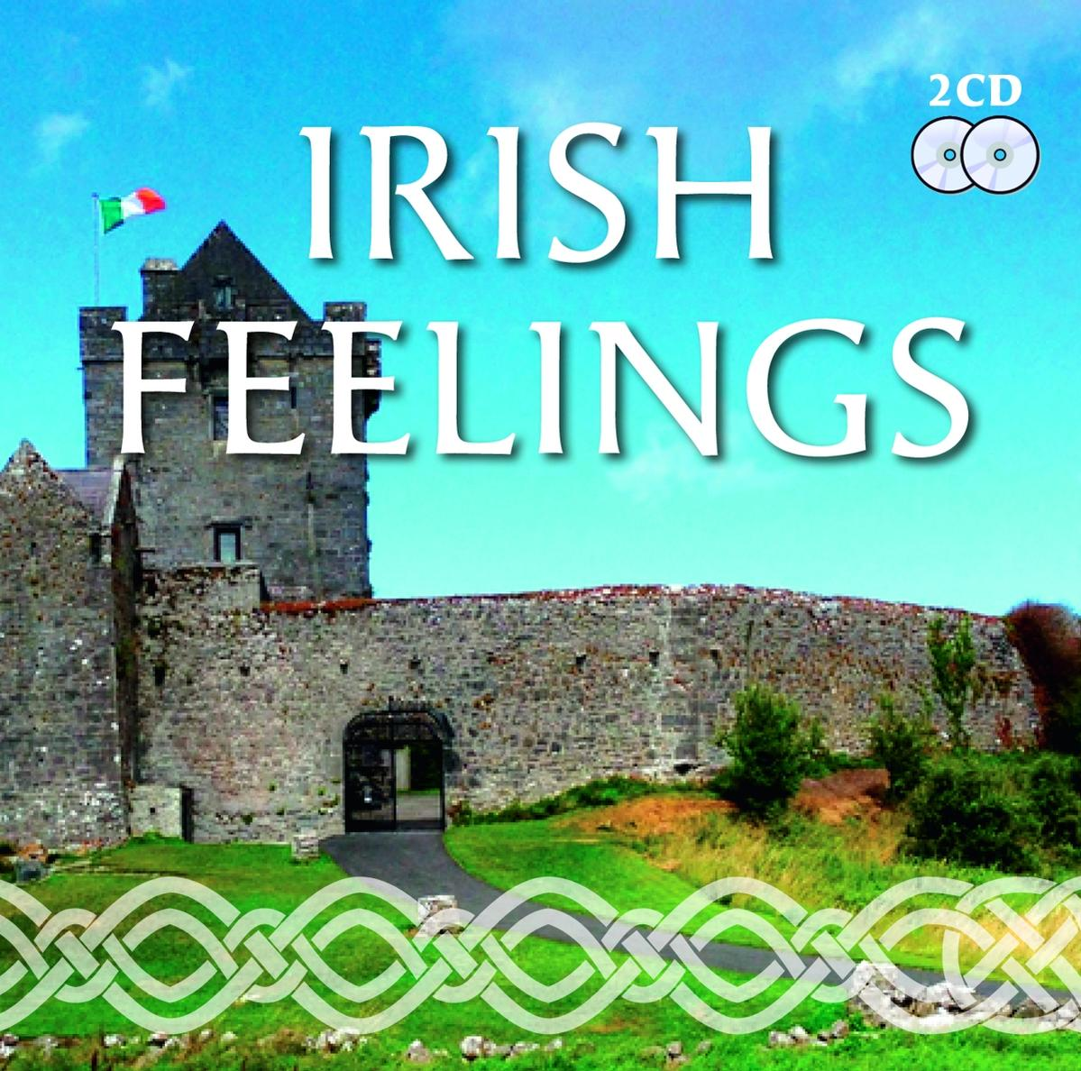 Album borító kastéllyal és ír zászlóval. Szöveg: Irish Feelings, 2 CD.