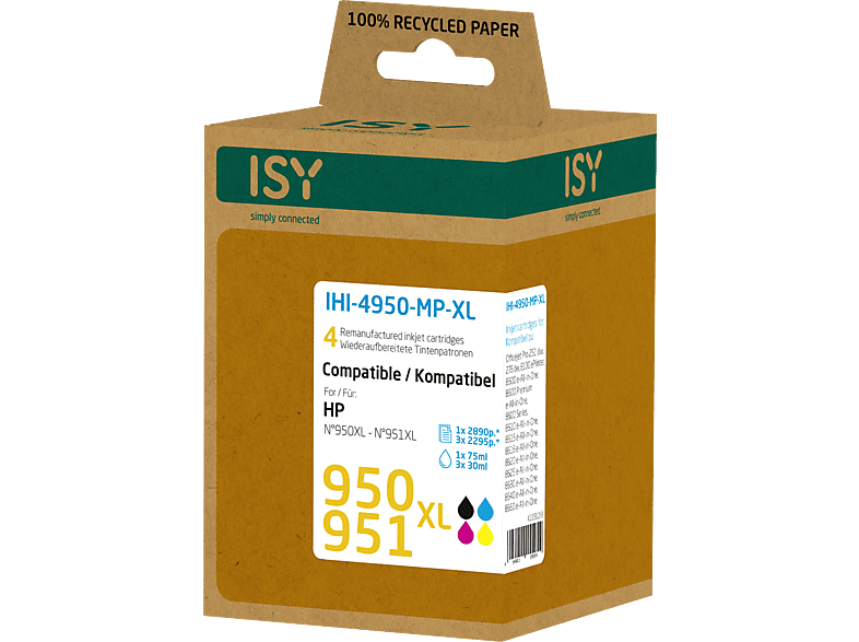 Thumbnail - ISY IHI-4950-MP-XL Tintenpatrone Mehrfarbig